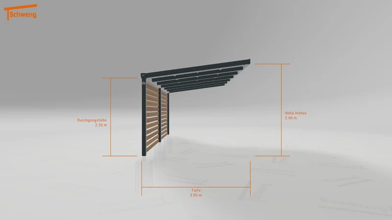 #DE Schweng Pultdachcarport S400 (ID k2r2jq) #MTG