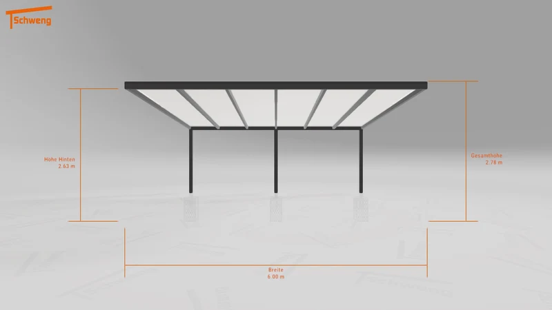 #DE Schweng Pultdachcarport S400 (ID 77575z) #MTG