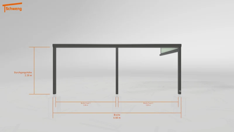 #DE Schweng Pultdachcarport S400 (ID 5m9m9p)