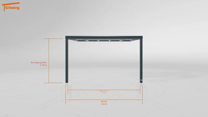 #DE Schweng Terrassenüberdachung S400 (ID w3y3y3)