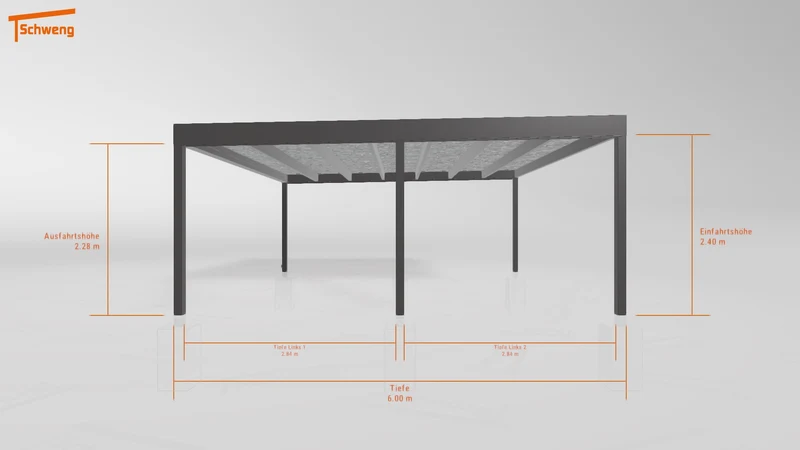 #DE Schweng Flachdachcarport C600+ (ID rjz84n) #MTG