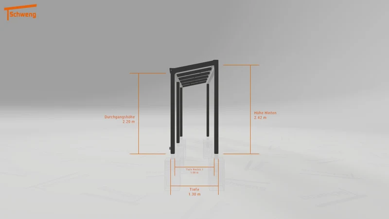 #DE Schweng Terrassenüberdachung S400 (ID zbg2r9)