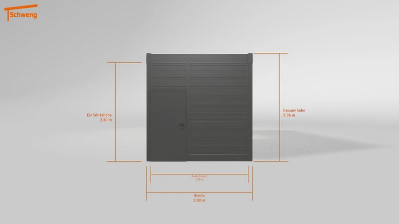 #DE Schweng Flachdachcarport C600 (ID 8573nn) #MTG