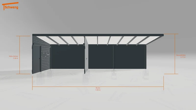 #DE Schweng Pultdachcarport S350 (ID k2rbnm) #MTG