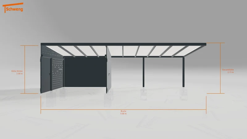 #DE Schweng Pultdachcarport S350 (ID bkjvxv) #MTG