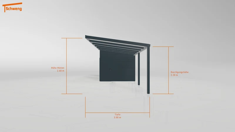 #DE Schweng Pultdachcarport S350 (ID bkjvxv) #MTG