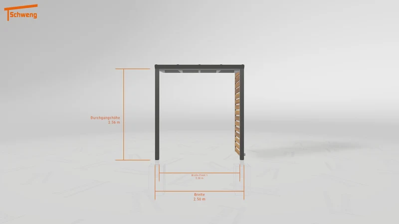 #DE Schweng Terrassenüberdachung S350 (ID 77mzw8)