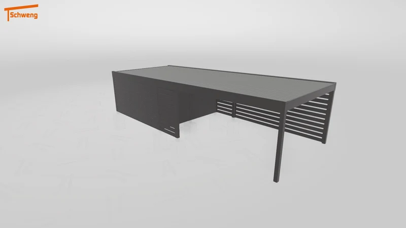 #DE Schweng Flachdachcarport C600 (ID n5xjd7) #MTG