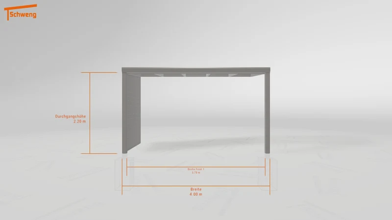 #DE Schweng Terrassenüberdachung S400 (ID yg7grv)