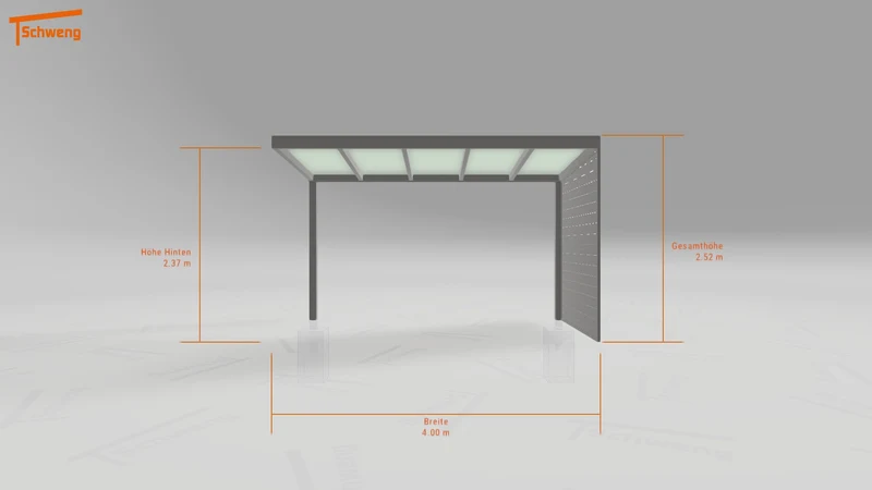 #DE Schweng Terrassenüberdachung S400 (ID yg7grv)