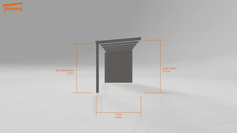 #DE Schweng Terrassenüberdachung S400 (ID yg7grv)