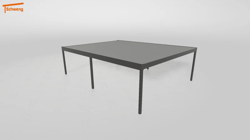 #DE Schweng Flachdachcarport C600+ (ID qd2dqn)