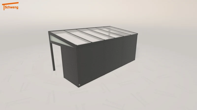 #DE Schweng Pultdachcarport S350 (ID 33g5yq)