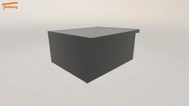 #DE Schweng Flachdachcarport C600+ (ID pb37vq) #MTG
