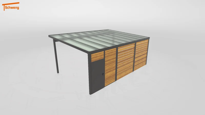 #DE Schweng Pultdachcarport S400 (ID bkg527) #MTG