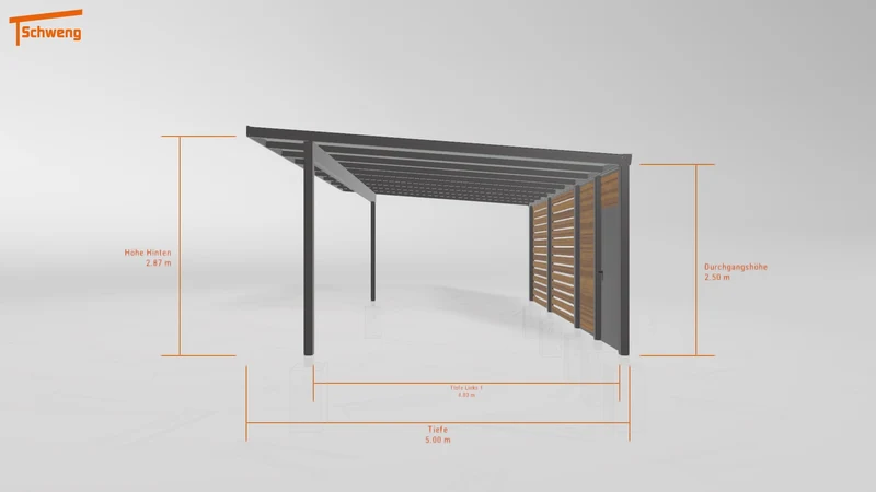#DE Schweng Pultdachcarport S400 (ID bkg527) #MTG