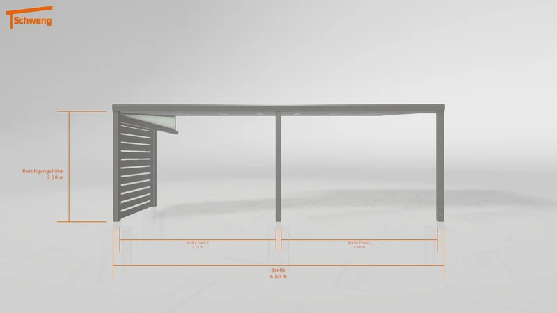 #DE Schweng Terrassenüberdachung S400 (ID 5mwkx4)