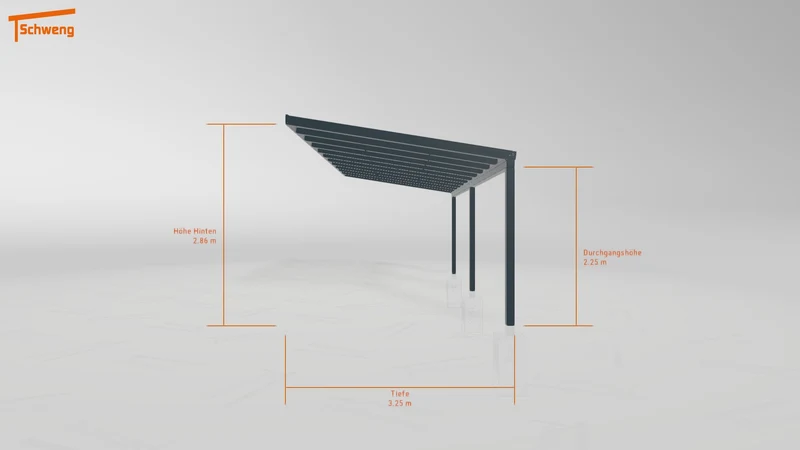 #DE Schweng Terrassenüberdachung S350 (ID w3n9x7)