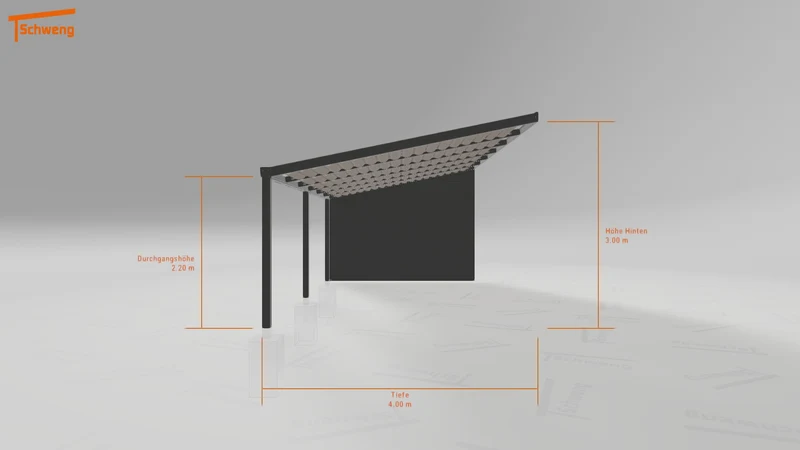 #DE Schweng Terrassenüberdachung S400 (ID x7ny84)