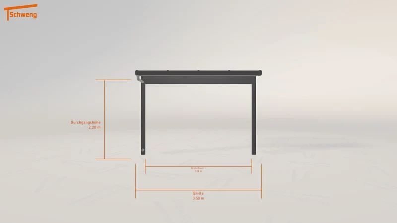#DE Schweng Terrassenüberdachung S350 (ID n5nbxy)