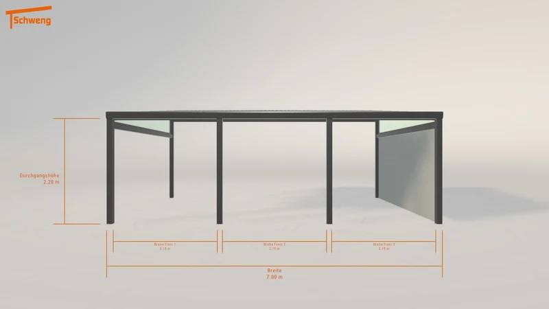 #AT Schweng Pultdachcarport S400 (ID yg22x7) #MTG