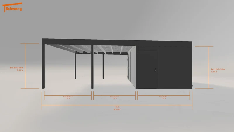 #DE Schweng Flachdachcarport C600 (ID yg28p7) #MTG