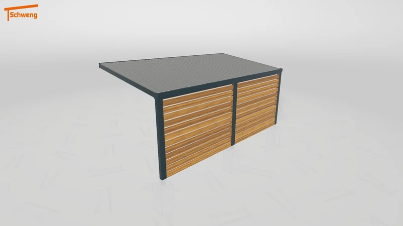 #DE Schweng Pultdachcarport S400 (ID zbgnzd) #MTG