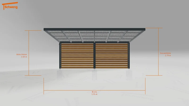 #DE Schweng Pultdachcarport S400 (ID zbgnzd) #MTG