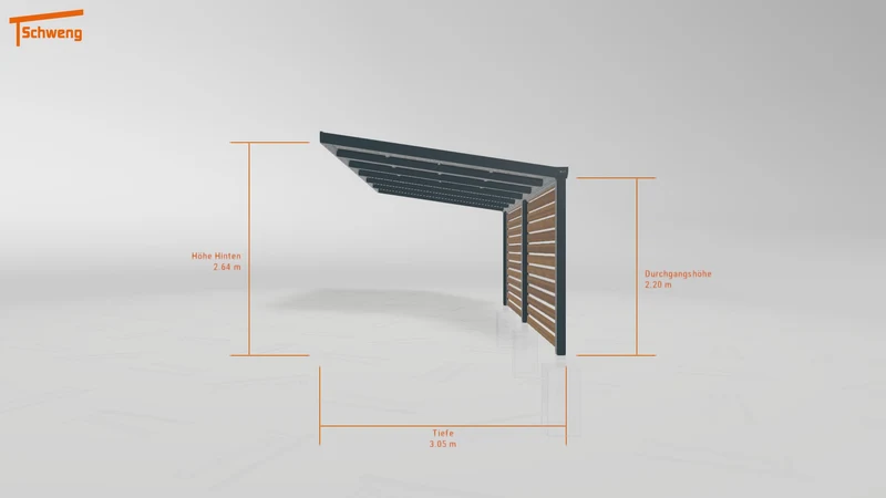 #DE Schweng Pultdachcarport S400 (ID 85bwk5) #MTG