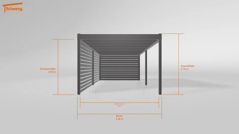 #DE Schweng Flachdachcarport C600+ (ID v4r8wj) #MTG
