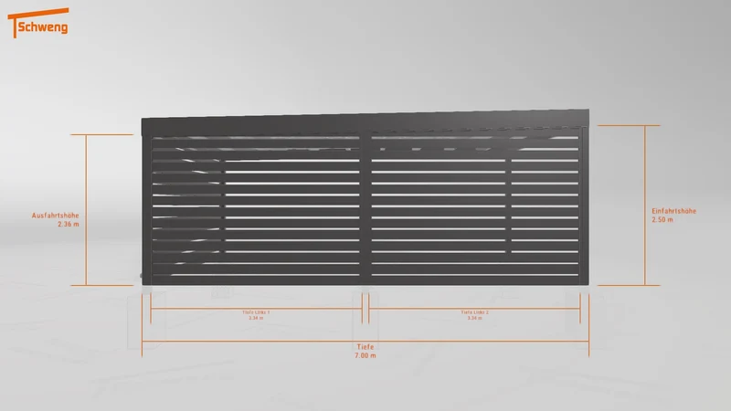 #DE Schweng Flachdachcarport C600+ (ID v4r8wj) #MTG
