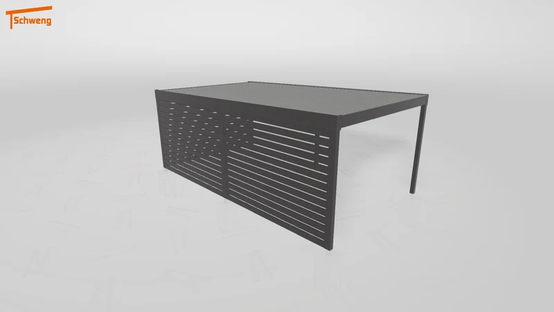 #DE Schweng Flachdachcarport C600+ (ID pbjkyv) #MTG