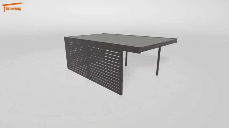 #DE Schweng Flachdachcarport C600+ (ID bkgwxr) #MTG