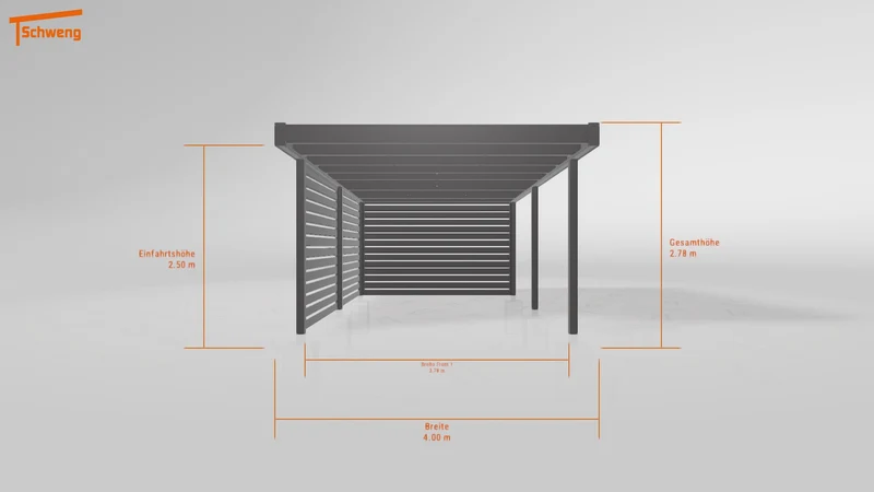 #DE Schweng Flachdachcarport C600+ (ID bkgwxr) #MTG