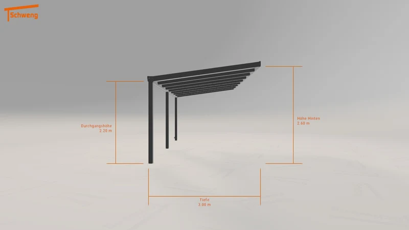 #DE Schweng Terrassenüberdachung S400 (ID n5d7m7)