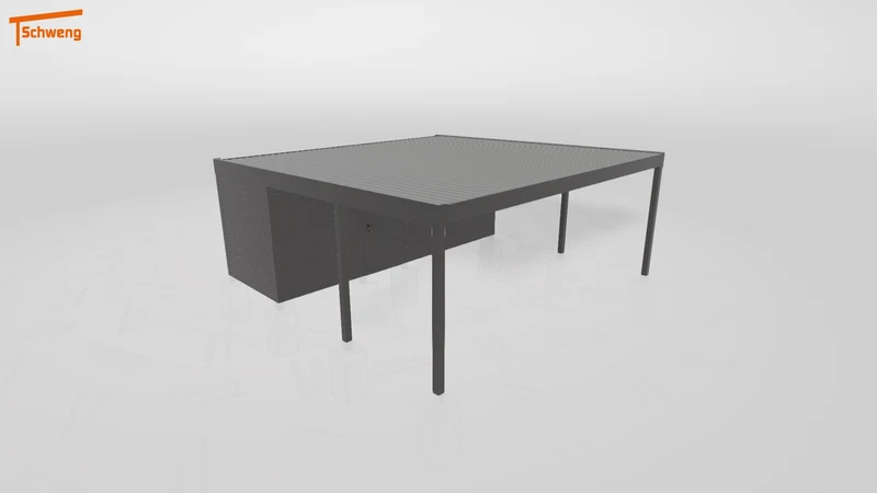#DE Schweng Flachdachcarport C600+ (ID jjrqgy) #MTG