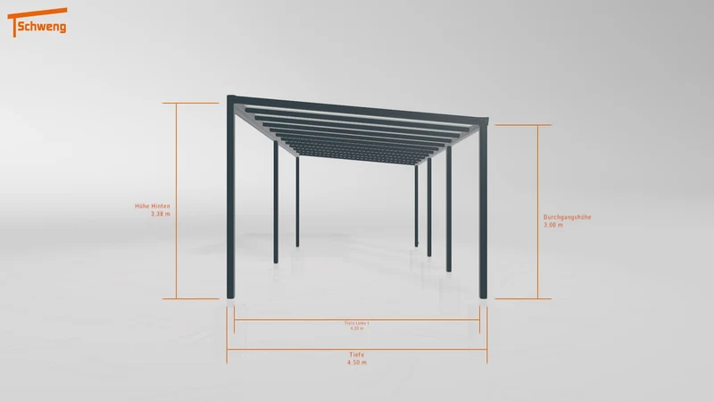 #DE Schweng Terrassenüberdachung S400 (ID 8573j2)
