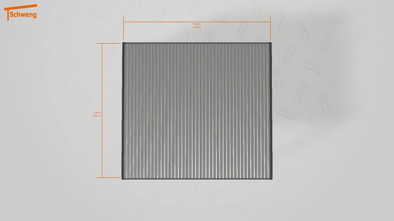 #DE Schweng Flachdachcarport C600+ (ID mj78zv)