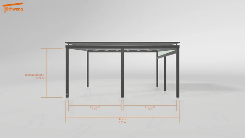 #DE Schweng Terrassenüberdachung S400 (ID zbgn5m)
