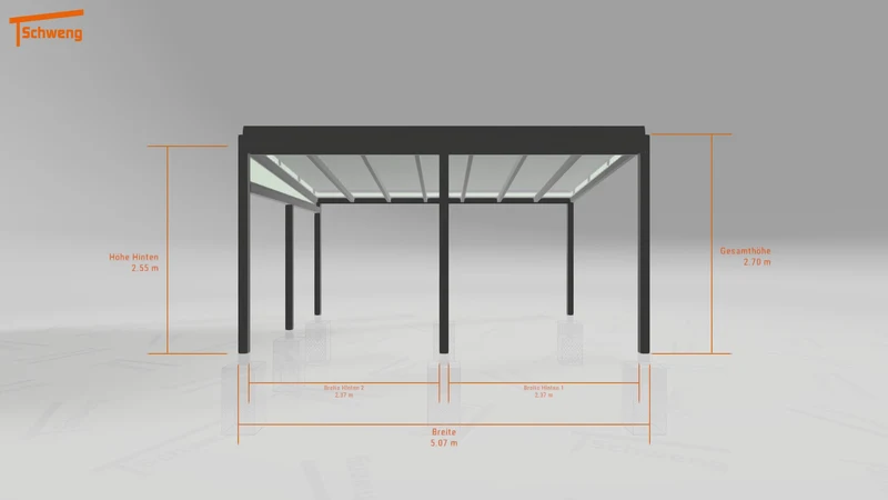 #DE Schweng Terrassenüberdachung S400 (ID zbgn5m)
