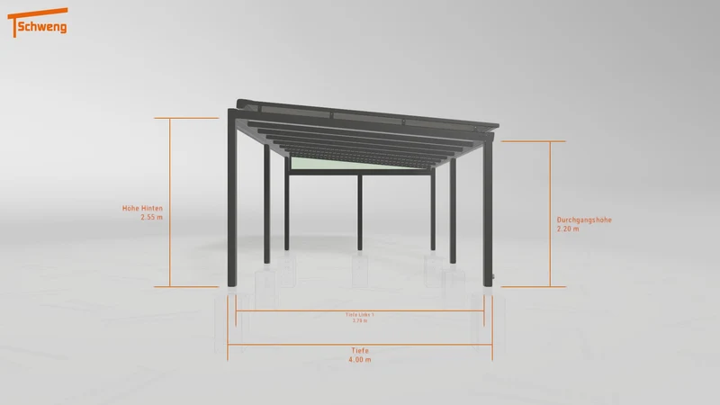 #DE Schweng Terrassenüberdachung S400 (ID zbgn5m)
