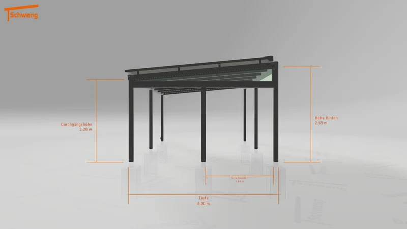 #DE Schweng Terrassenüberdachung S400 (ID zbgn5m)