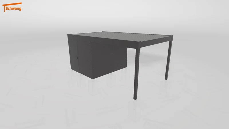 #DE Schweng Flachdachcarport C600 (ID ygnpzb) #MTG