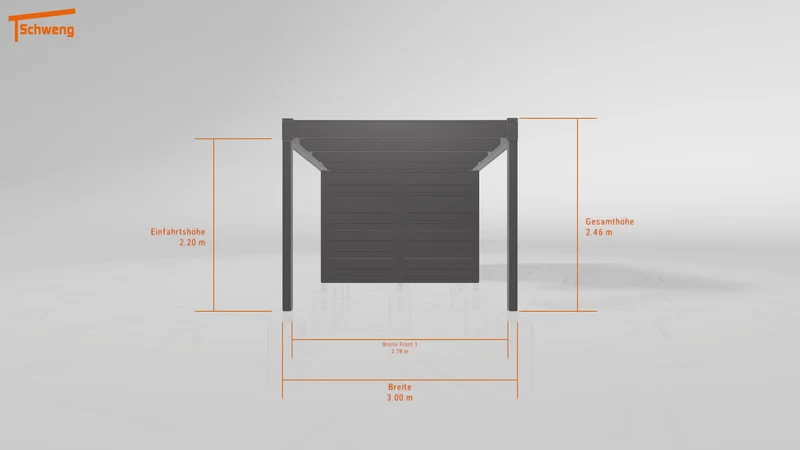 #DE Schweng Flachdachcarport C600 (ID ygnpzb) #MTG