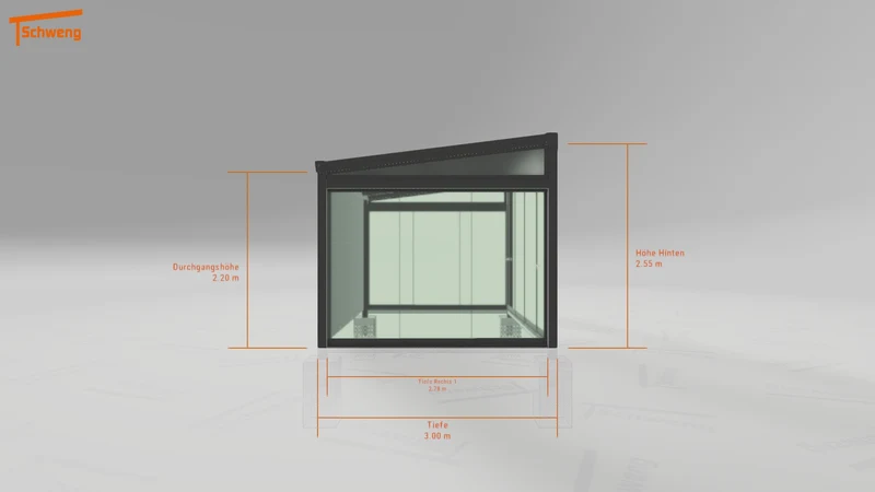 #AT Schweng Terrassenüberdachung S400 (ID k2yxvq)