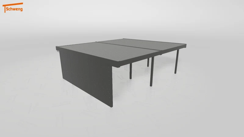 #DE Schweng Flachdachcarport C600+ (ID w3nwj3) #MTG
