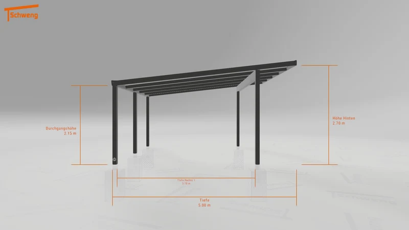 #DE Schweng Pultdachcarport S400 (ID dvzv3n)