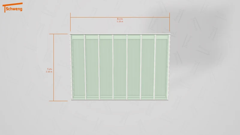 #DE Schweng Terrassenüberdachung S400 (ID n5453v)