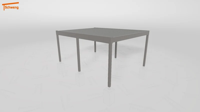 #DE Schweng Flachdachcarport C600 (ID ygnvdp)