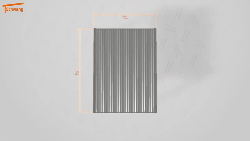 #DE Schweng Flachdachcarport C600 (ID ygnvdp)